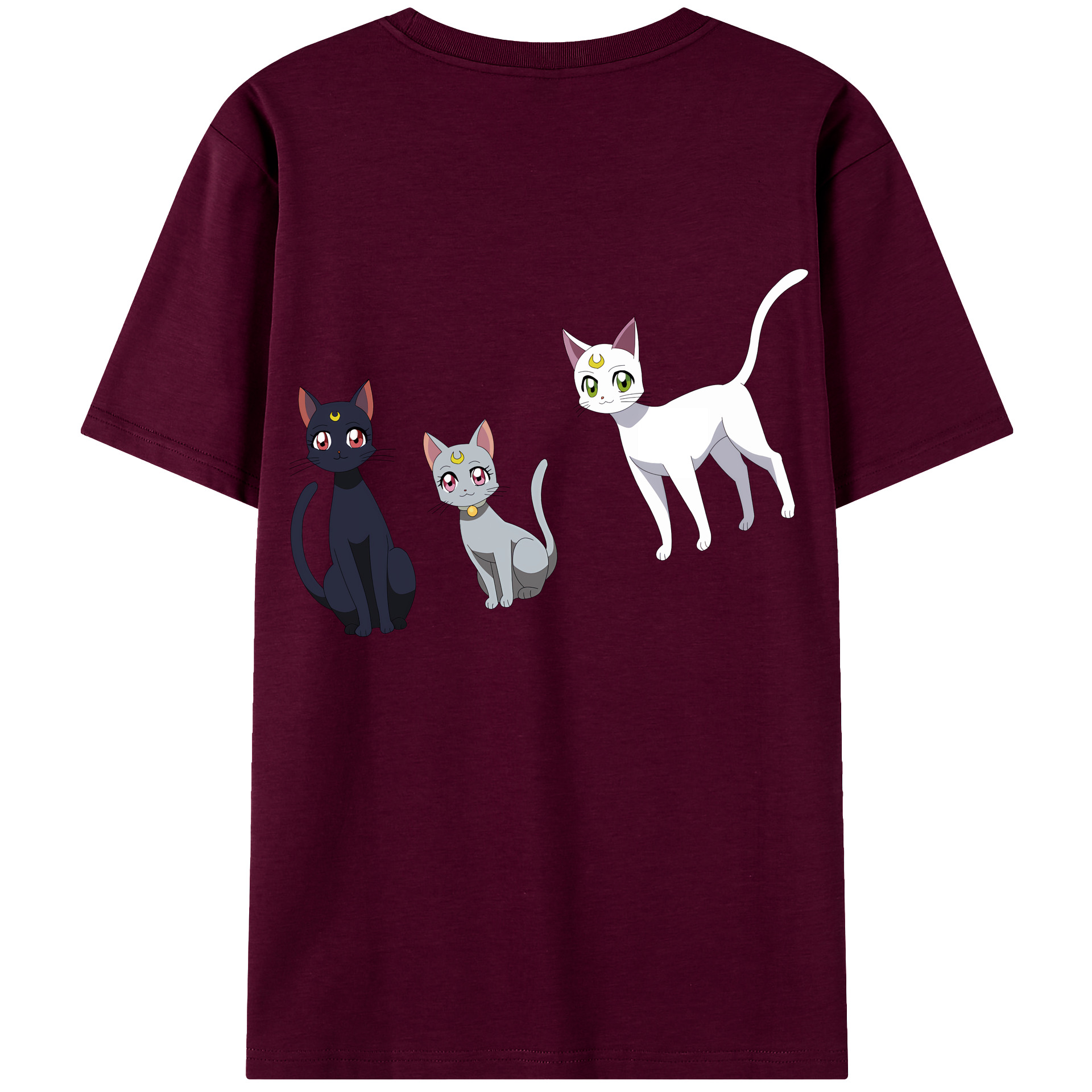 （画像用） 美少女戦士セーラームーン Sailor Moon レディース半袖Tシャツ(バックプリント)